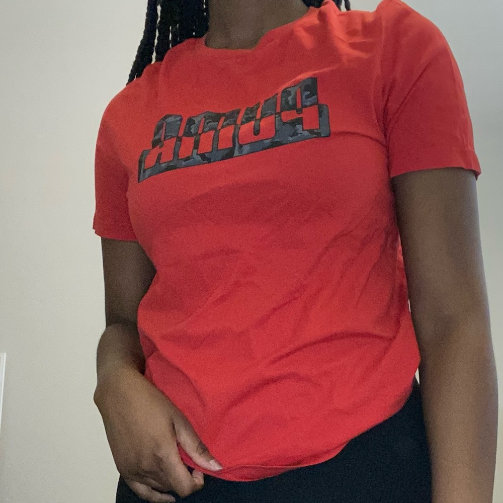 PUMA unisex Camo-Print Logo T-Shirt, Size S, NwT